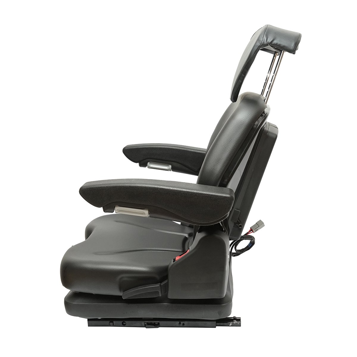 Scaun universal reglabil pentru tractor cu centura de siguranta si cotiere 610x390mm